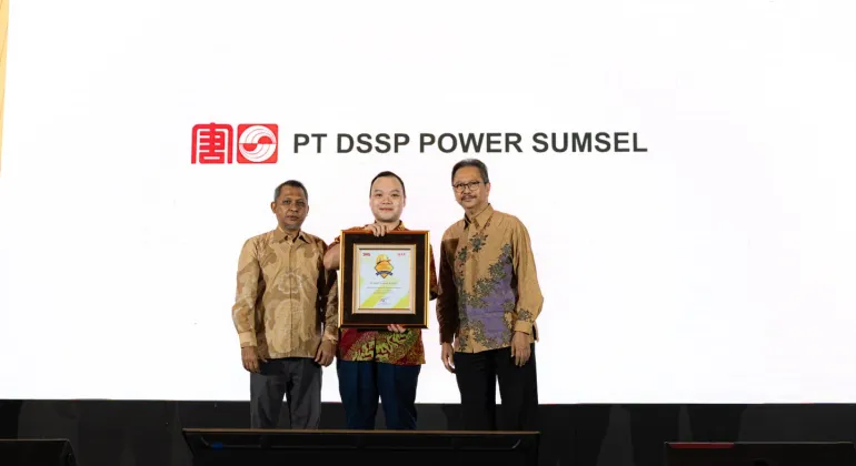 PT DSSP Power Sumsel Recognized Among Indonesia’s Top Companies for Excellence in HSE Implementation 2026