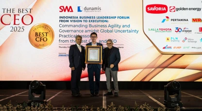 Visionary Leadership CEO of PT Datang DSSP Power Indonesia Awarded The Best CEO 2025 by SWA Media Group